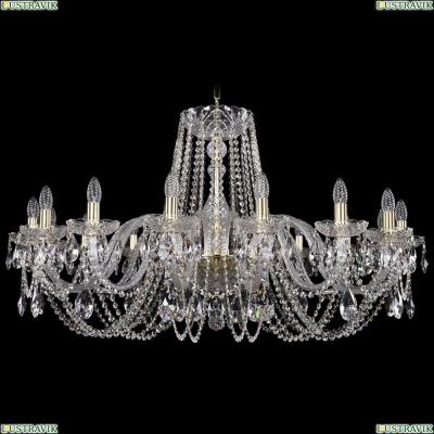 Люстра 1402/16/400/G ★Bohemia Ivele Crystal, Золото► — Купить▼