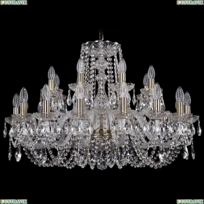Люстра 1402/16+8/300/Pa ★Bohemia Ivele Crystal, Патина► — Купить▼