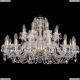 Люстра 1402/16+8/360/G ★Bohemia Ivele Crystal, Золото► — Купить▼