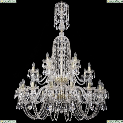 Люстра 1402/16+8+4/400/XL-160/2d/G ★Bohemia Ivele Crystal, Золото► — Купить▼