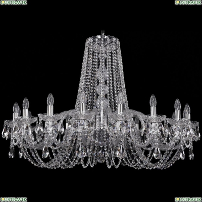 Люстра 1402/18/400/Ni ★Bohemia Ivele Crystal, Никель► — Купить▼