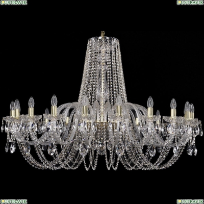 Люстра 1402/20/460/G ★Bohemia Ivele Crystal, Золото► — Купить▼