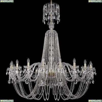 Люстра 1402/20/530/XL-164/G ★Bohemia Ivele Crystal, Золото► — Купить▼