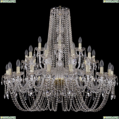 Люстра 1402/20+10+5/360/G ★Bohemia Ivele Crystal, Золото► — Купить▼