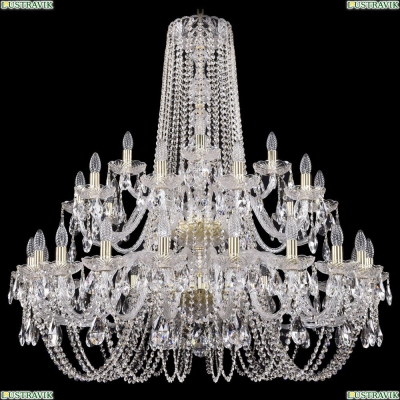 Люстра 1402/20+10+5/400/2d/G ★Bohemia Ivele Crystal, Золото► — Купить▼