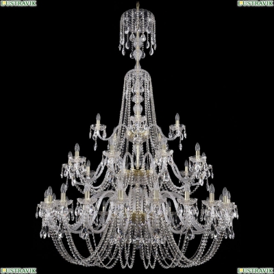 Люстра 1402/20+10+5/530/XL-206/3d/G ★Bohemia Ivele Crystal, Золото► — Купить▼