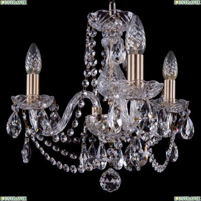 Люстра 1402/3/141/Pa ★Bohemia Ivele Crystal, Патина► — Купить▼