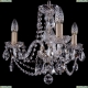 Люстра 1402/3/141/Pa ★Bohemia Ivele Crystal, Патина► — Купить▼