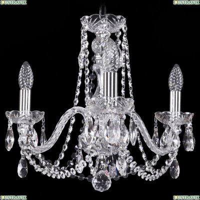 Люстра 1402/3/160/Ni ★Bohemia Ivele Crystal, Никель► — Купить▼