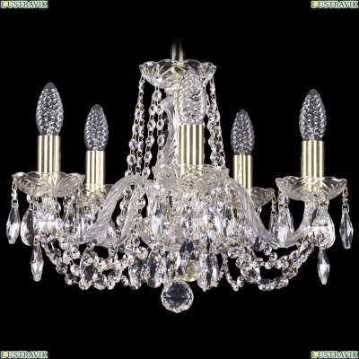 Люстра 1402/5/141/G ★Bohemia Ivele Crystal, Золото► — Купить▼