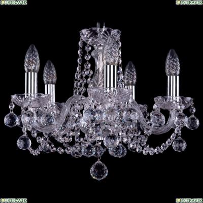 Люстра 1402/5/141/Ni/Balls ★Bohemia Ivele Crystal, Никель► — Купить▼