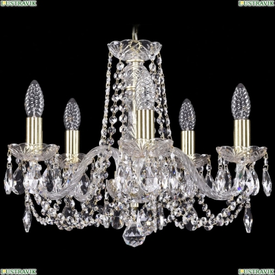 Люстра 1402/5/160/G ★Bohemia Ivele Crystal, Золото► — Купить▼