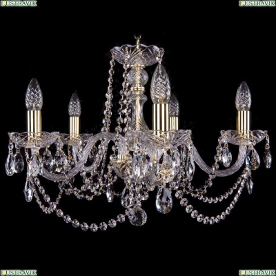 Люстра 1402/5/195/G ★Bohemia Ivele Crystal, Золото► — Купить▼