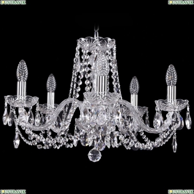 Люстра 1402/5/195/Ni ★Bohemia Ivele Crystal, Никель► — Купить▼