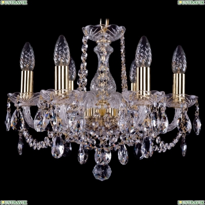 Люстра 1402/6/141/G ★Bohemia Ivele Crystal, Золото► — Купить▼
