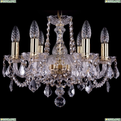 Люстра 1402/6/141/G/Leafs ★Bohemia Ivele Crystal, Золото► — Купить▼