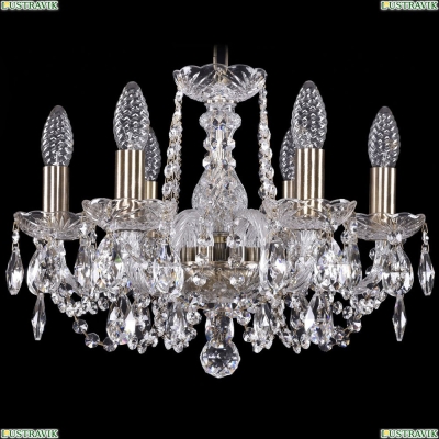 Люстра 1402/6/141/Pa ★Bohemia Ivele Crystal, Патина► — Купить▼