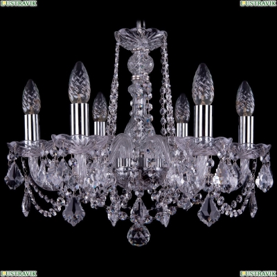 Люстра 1402/6/160/Ni/Leafs ★Bohemia Ivele Crystal, Никель► — Купить▼