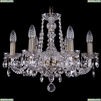 Люстра 1402/6/160/Pa ★Bohemia Ivele Crystal, Патина► — Купить▼