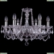 Люстра 1402/6/195/Ni/Leafs ★Bohemia Ivele Crystal, Никель► — Купить▼