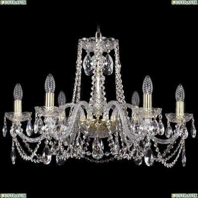 Люстра 1402/6/240/G ★Bohemia Ivele Crystal, Золото► — Купить▼