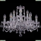 Люстра 1402/6+3/195/Ni ★Bohemia Ivele Crystal, Никель► — Купить▼