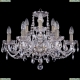 Люстра 1402/6+3/195/Pa ★Bohemia Ivele Crystal, Патина► — Купить▼
