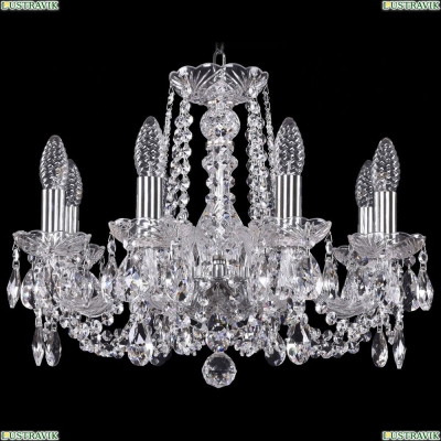 Люстра 1402/8/160/Ni ★Bohemia Ivele Crystal, Никель► — Купить▼