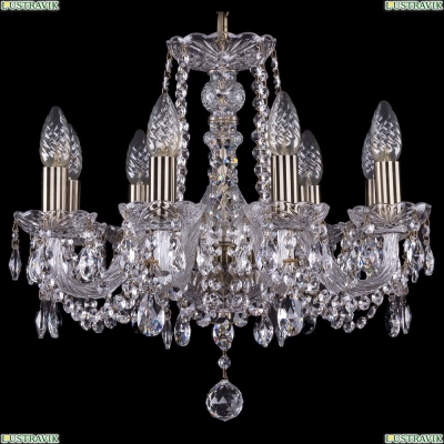 Люстра 1402/8/160/Pa ★Bohemia Ivele Crystal, Патина► — Купить▼