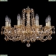 Люстра 1402/8/195/G/M721 ★Bohemia Ivele Crystal, Золото► — Купить▼