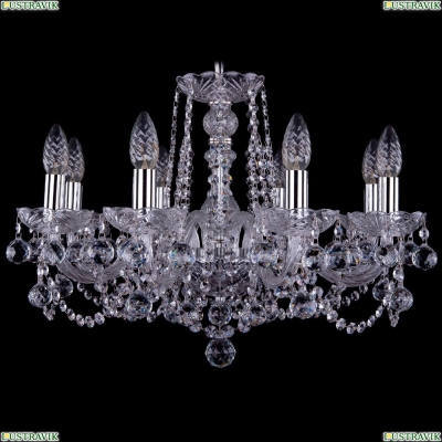 Люстра 1402/8/195/Ni/Balls ★Bohemia Ivele Crystal, Никель► — Купить▼
