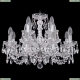 Люстра 1402/8+4/195/Ni ★Bohemia Ivele Crystal, Никель► — Купить▼