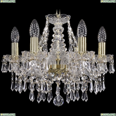 Люстра 1403/6/141/G ★Bohemia Ivele Crystal, Золото► — Купить▼