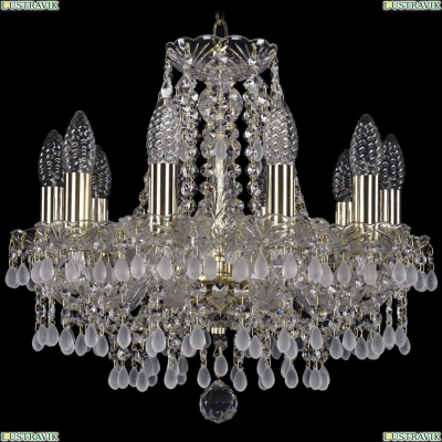 Люстра 1410/10/141/G/V0300 ★Bohemia Ivele Crystal, Золото► — Купить▼
