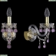 Бра 1410B/1/141/G/V7010 ★Bohemia Ivele Crystal, Золото► — Купить▼