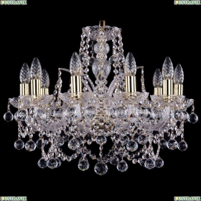 Люстра 1411/10/195/G/Balls ★Bohemia Ivele Crystal, Золото► — Купить▼