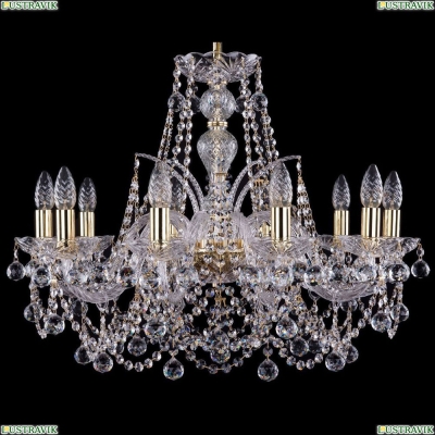 Люстра 1411/10/240/G/Balls ★Bohemia Ivele Crystal, Золото► — Купить▼