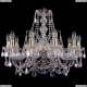 Люстра 1411/10/240/G/Leafs ★Bohemia Ivele Crystal, Золото► — Купить▼