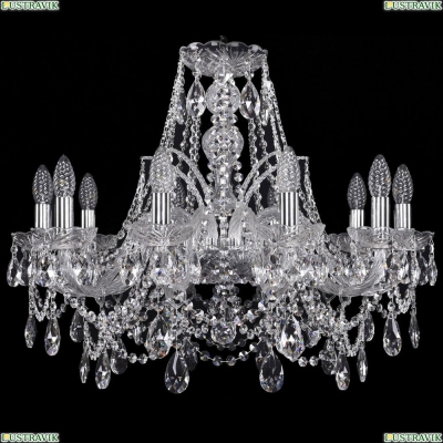 Люстра 1411/10/240/Ni ★Bohemia Ivele Crystal, Никель► — Купить▼