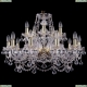 Люстра 1411/10+5/240/G/Balls ★Bohemia Ivele Crystal, Золото► — Купить▼