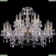 Люстра 1411/10+5/240/G/Leafs ★Bohemia Ivele Crystal, Золото► — Купить▼
