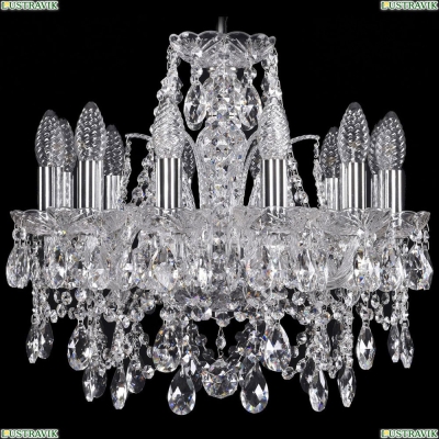 Люстра 1411/12/141/Ni ★Bohemia Ivele Crystal, Никель► — Купить▼