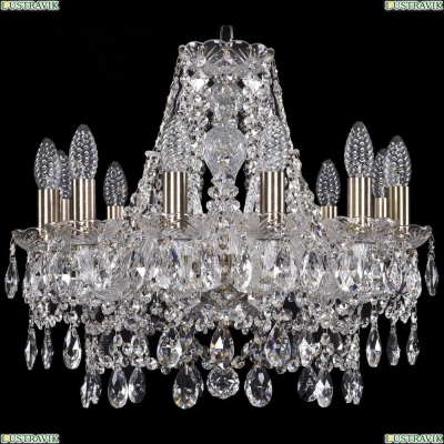 Люстра 1411/12/160/Pa ★Bohemia Ivele Crystal, Патина► — Купить▼
