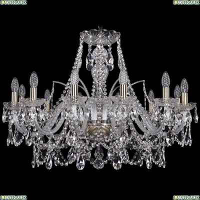 Люстра 1411/12/300/Pa ★Bohemia Ivele Crystal, Патина► — Купить▼