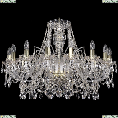 Люстра 1411/16/300/G ★Bohemia Ivele Crystal, Золото► — Купить▼