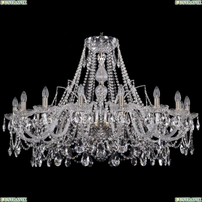 Люстра 1411/16/400/Pa ★Bohemia Ivele Crystal, Патина► — Купить▼