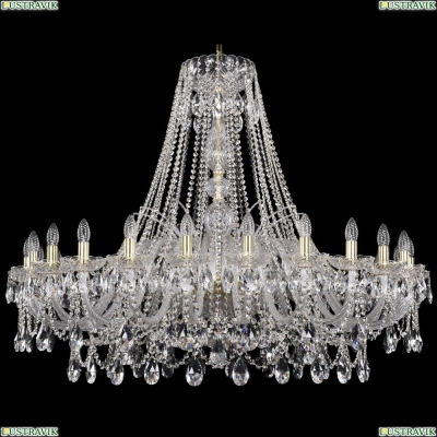 Люстра 1411/24/460/G ★Bohemia Ivele Crystal, Золото► — Купить▼