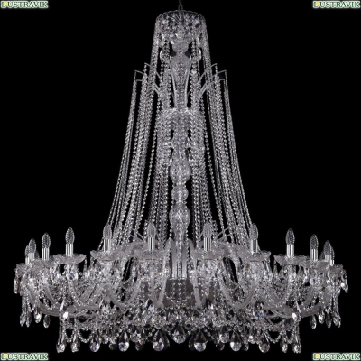 Люстра 1411/24/530/XL-163/Ni ★Bohemia Ivele Crystal, Никель► — Купить▼