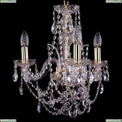 Люстра 1411/3/141/G ★Bohemia Ivele Crystal, Золото► — Купить▼