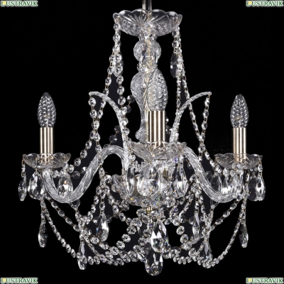 Люстра 1411/3/160/Pa ★Bohemia Ivele Crystal, Патина► — Купить▼
